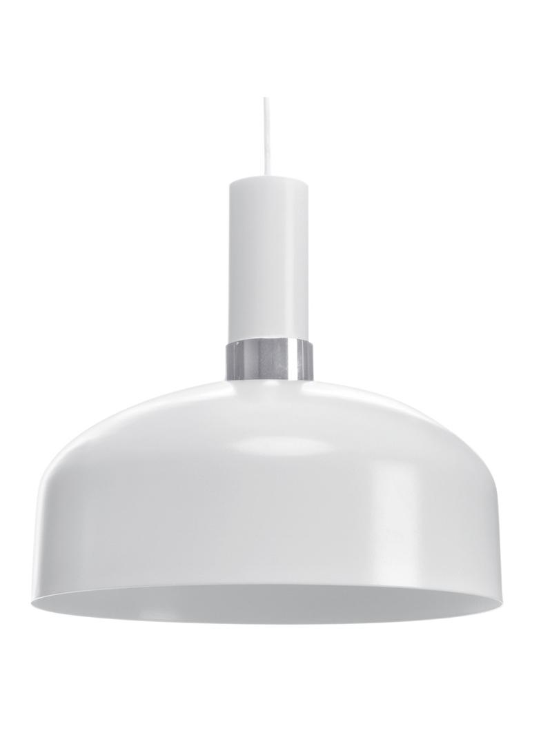 MILAGRO Lampa wisząca MALMO WHITE/CHROME 1xE27