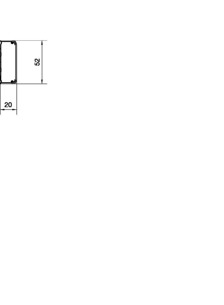 tehalit.ateha Kanał 20x50 L=2,0m, biały
