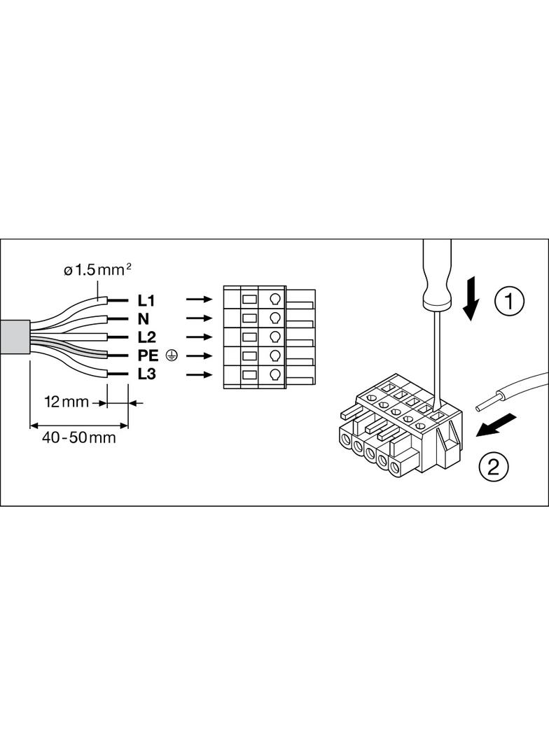 Oprawa TRUSYS FLEX P 50W 840 VN CL WT