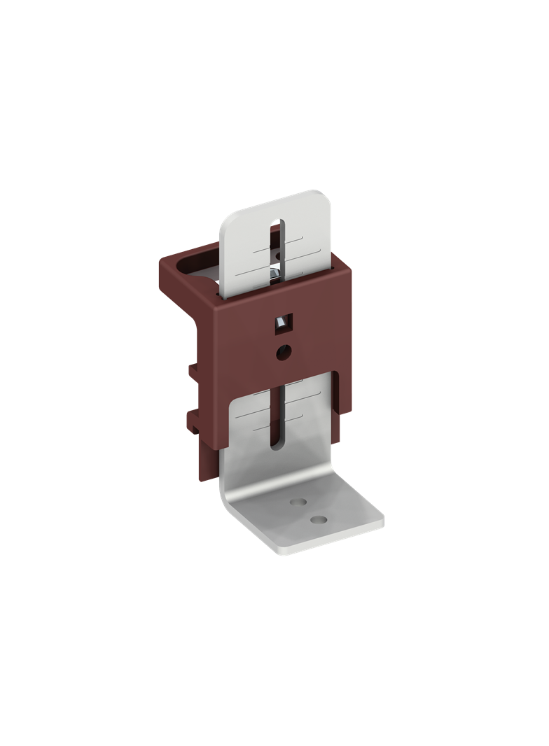 ZW39P100 Uchwyt mocujący głębok. Krótki (reg. płynna) UNIWERSLANY (EDF i WR) (1pac=100szt)