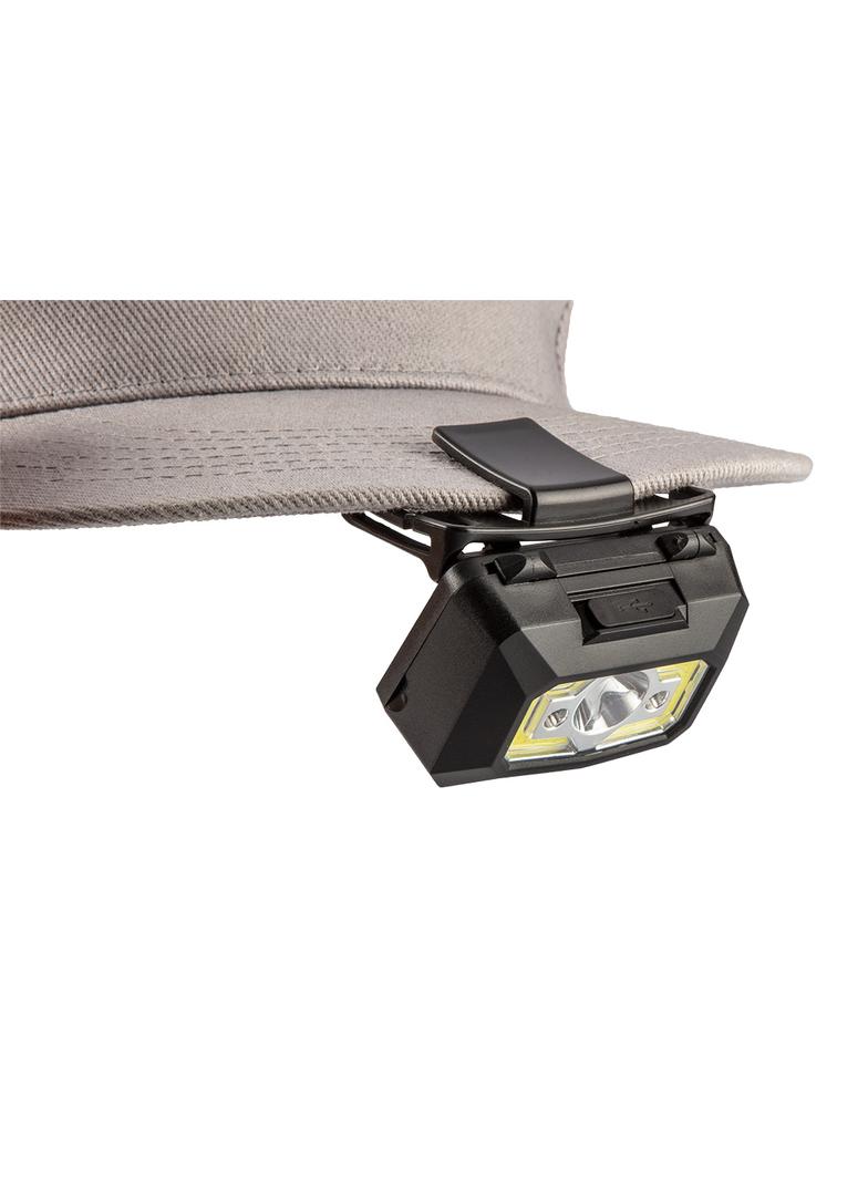 Latarka czołowa akumulatorowa USB 250 lm COB LED + czujnik ruchu