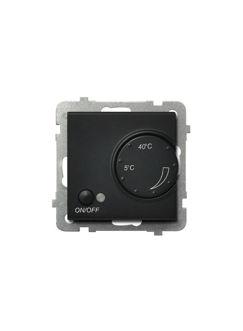 SONATA Regulator temperatury z czujnikiem napowietrznym - kolor czarny metalik
