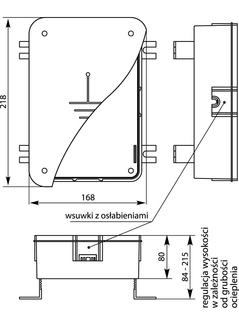 Puszka do złącza odgromowego-PZO INOX 35.02 OPATÓWEK