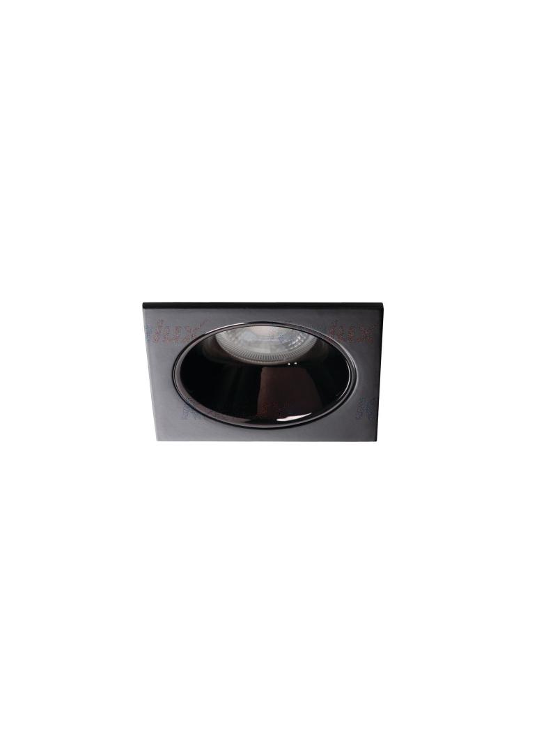 GLOZO DSL B/B Oczko sufitowe GLOZO DSL B/B kwadratowy stop aluminium kolor czarny 1XGx5,3/GU10 KANLU