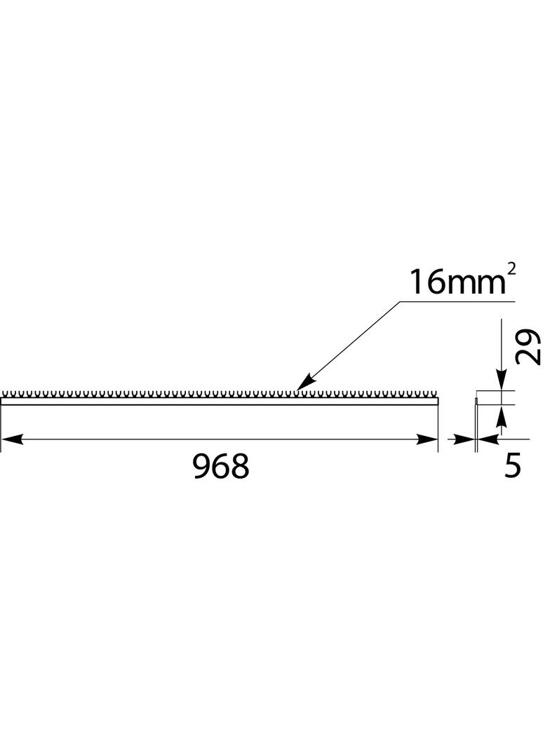 Szyna łączeniowa widełkowa 1P 54M 16mm2 S54 1F-16 45.116 OPATÓWEK