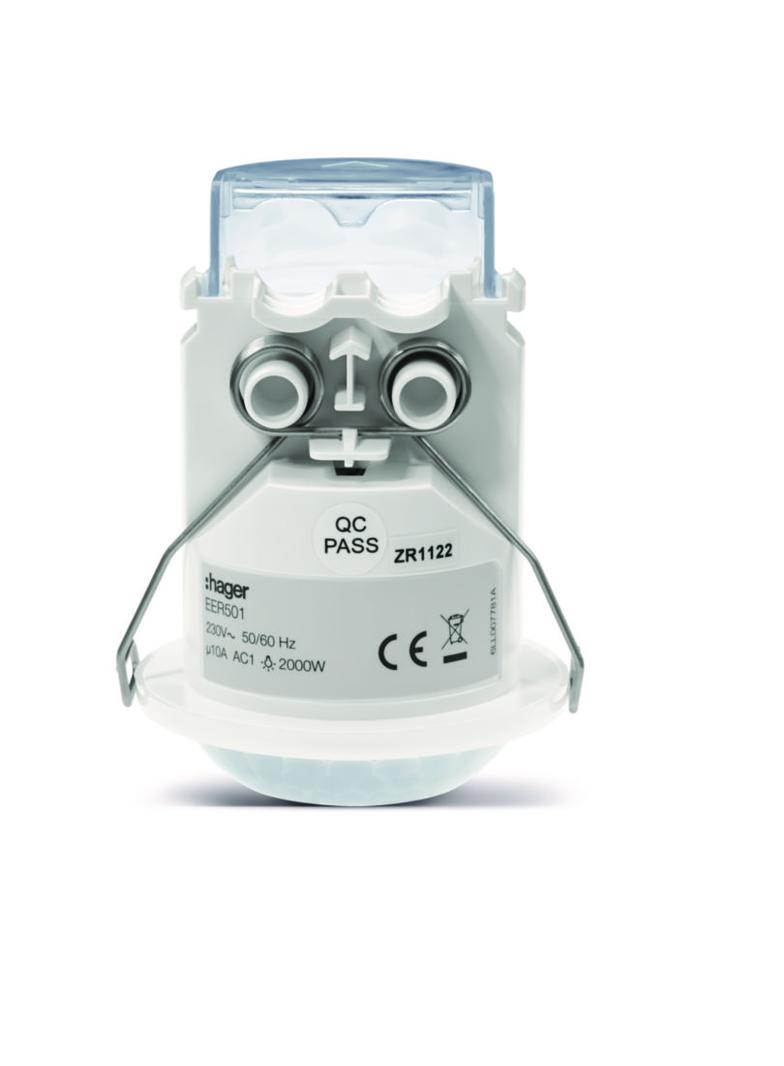 Czujnik ruchu/obecności 360° IR p/t, O10m EER501 HAGER