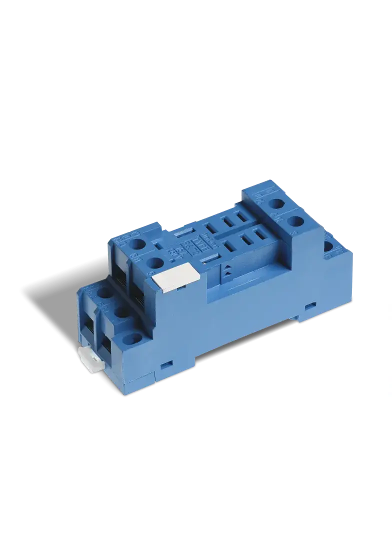Gniazdo do przekaźników serii 56.32; zaciski śrubowe; czarne
