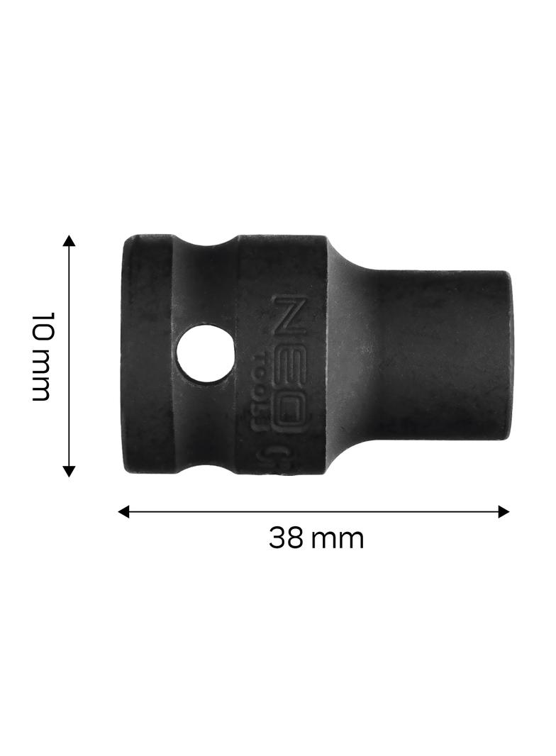 Nasadka udarowa 1/2", 10 x 38mm, Cr-Mo