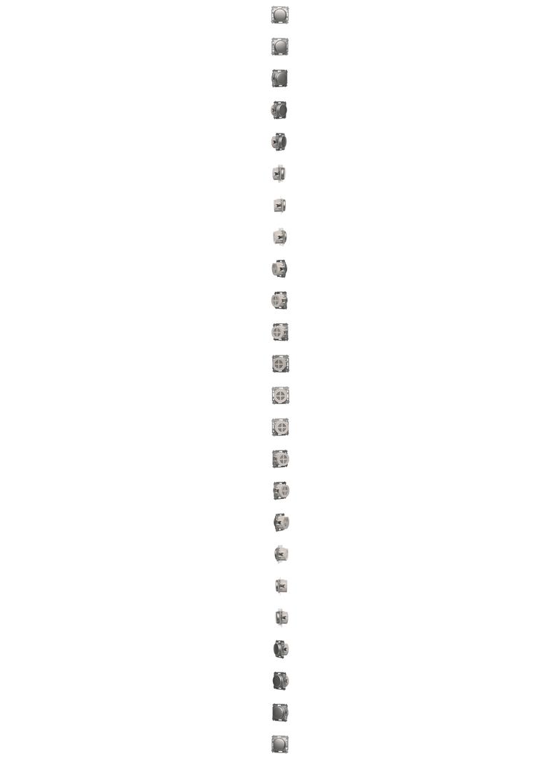 Simon 54 Ściemniacz obrotowy do LED ściemnialnych 230 V 2–250 W srebrny mat. Maksymalna ilość zródeł LED - 10 szt. DS9L.01/43 KONTAKT