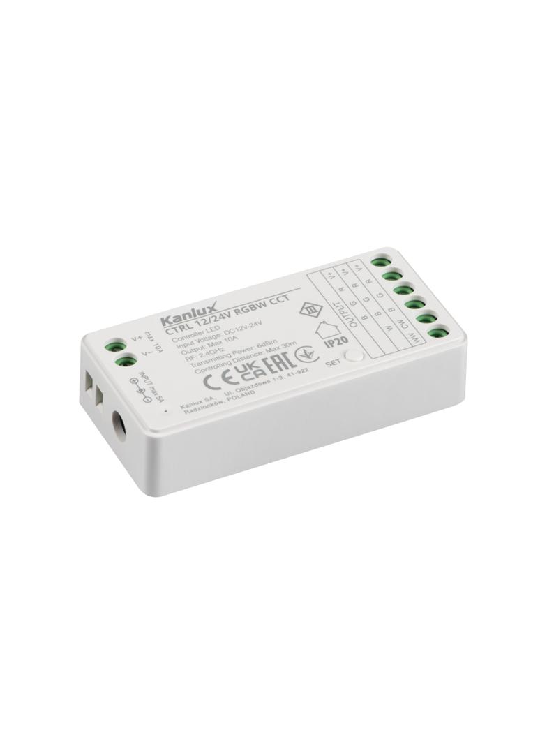 CTRL 12/24V RGBW CCT Kontroler do taśmy LED CTRL 12/24V RGBW CCT biały 22148 KANLUX