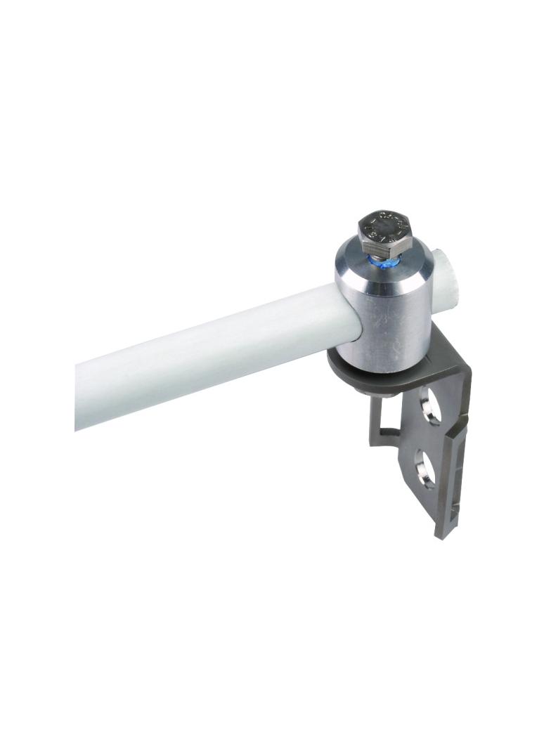 Łącznik do mocowania wsporników DEHNiso, szer. 30 mm, stal nierdzewna NIRO