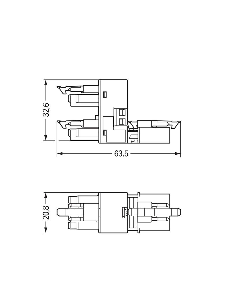 rozgałęźniki typu h