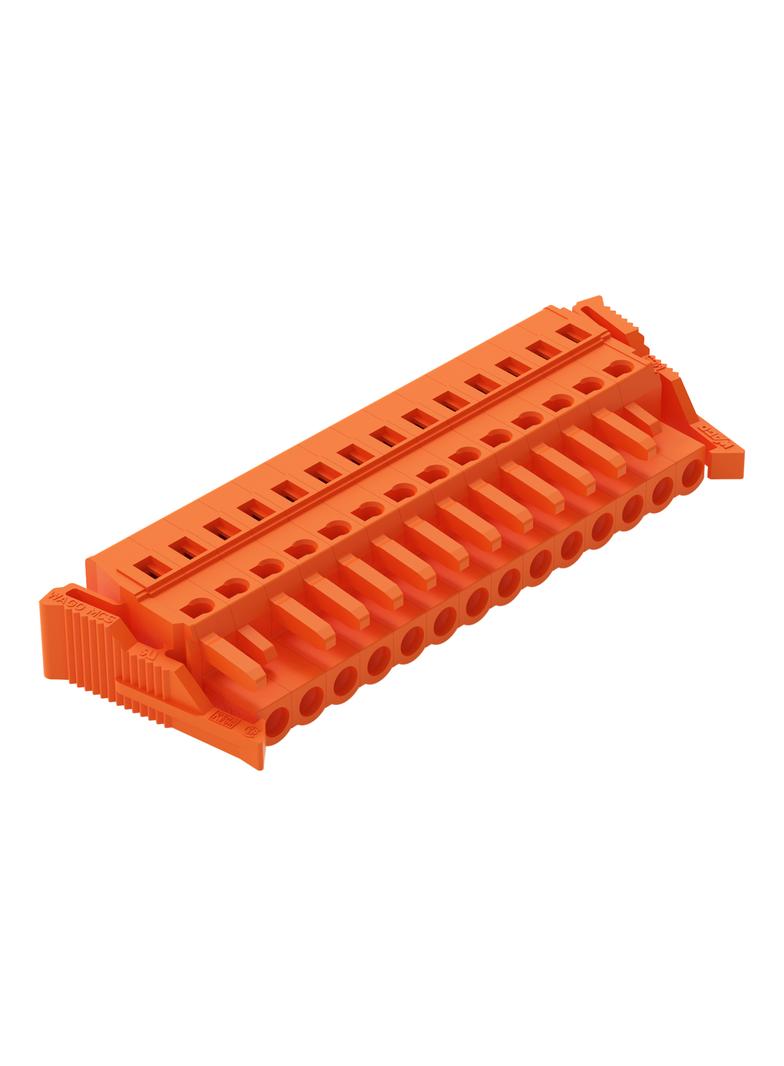Gniazdo MCS-MIDI Classic 14-biegunowe pomarańczowe raster 5,08mm /25szt./ 231-314/037-000 WAGO
