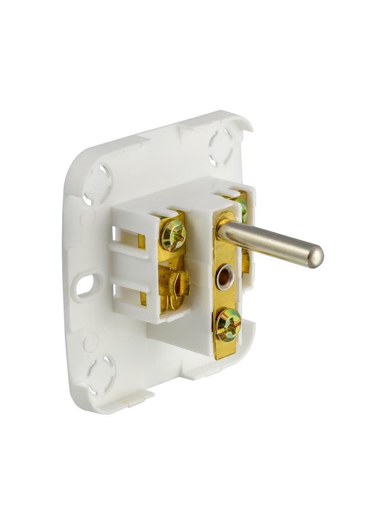 GNBP250 Gniazdo n/t pojedyncze białe 2P+Z 250V 16A 51.801 OPATÓWEK