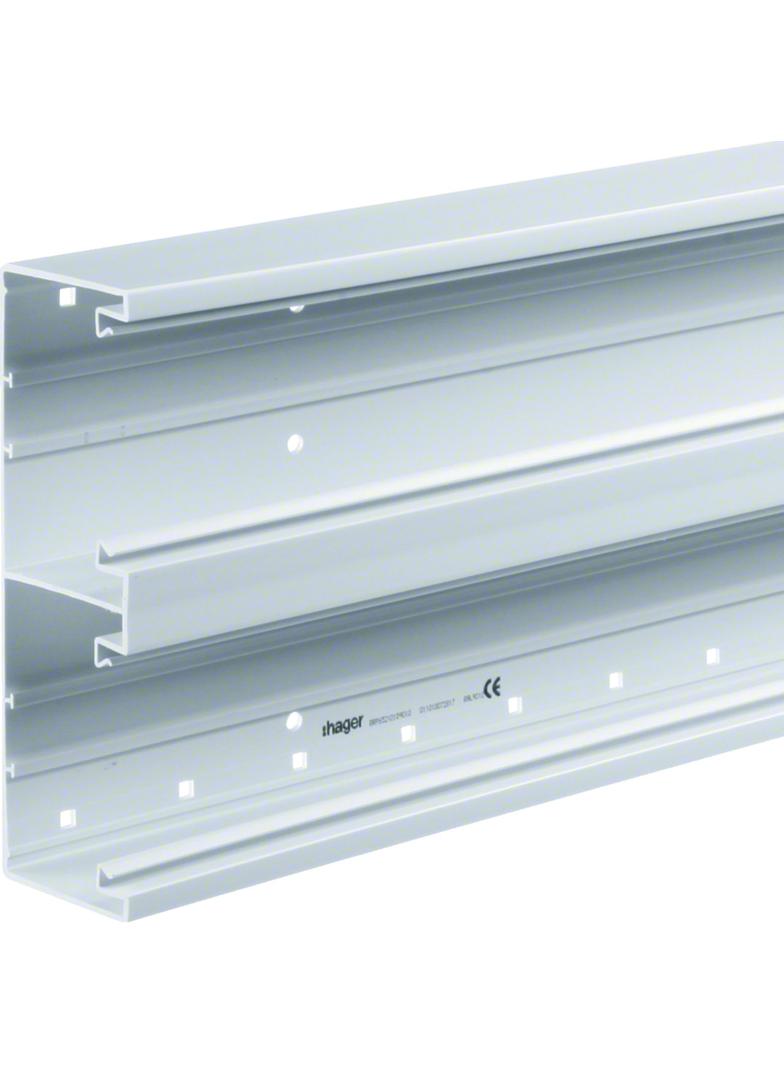 tehalit.BRP Podstawa kanału 65x210, 2 komory, PVC, biały