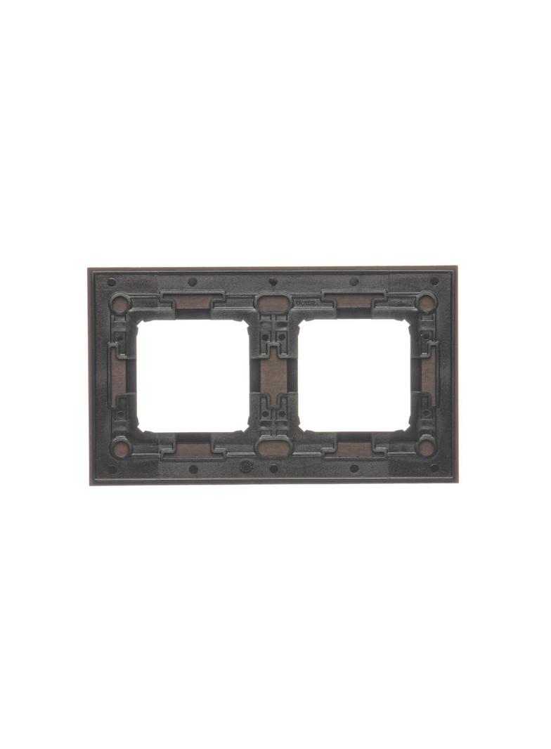 Simon 54 Nature Ramka 2-krotna Nature-Drewno SREBRNE WENGE IP20/IP44* (*IP44-należy zastosować zestaw uszczelek DUN2) DRN2/84 KONTAKT