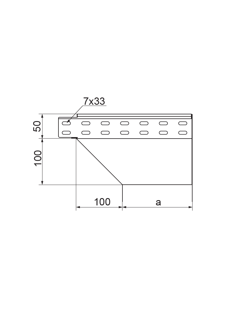 KRPJ50H50 Kolanko redukcyjne prawe 1,0 mm