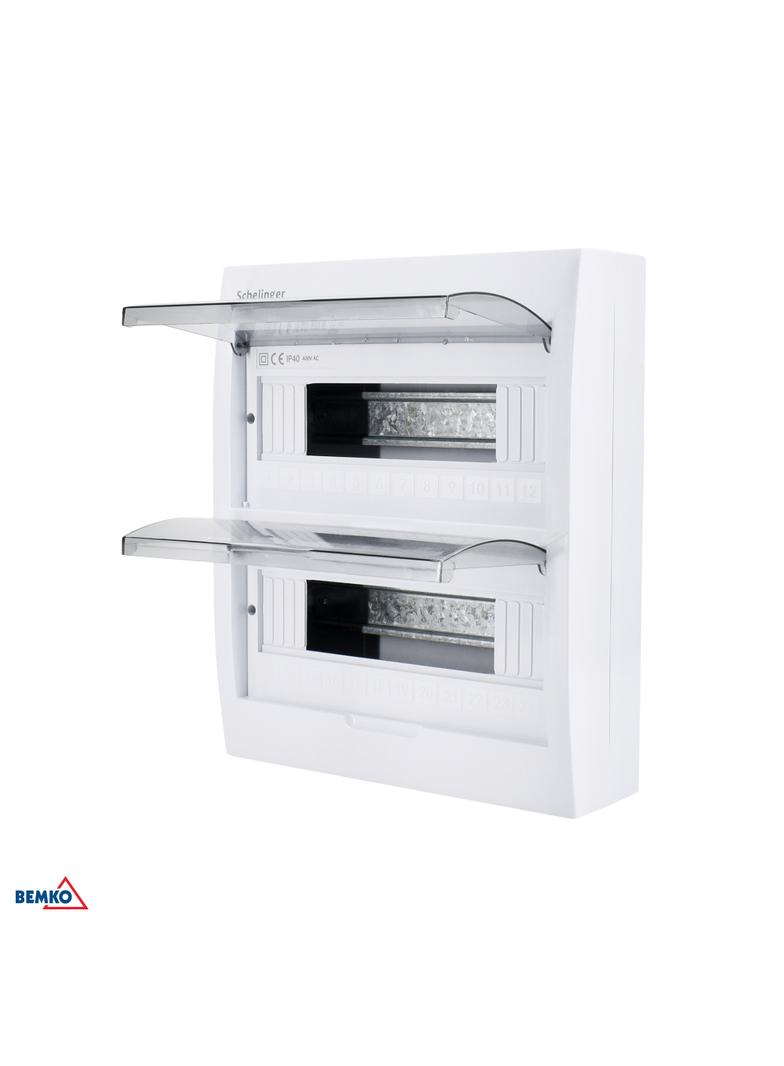 ROZDZIELNICA NATYNKOWA IP40 ZACISKI 24N+24PE 2x12P