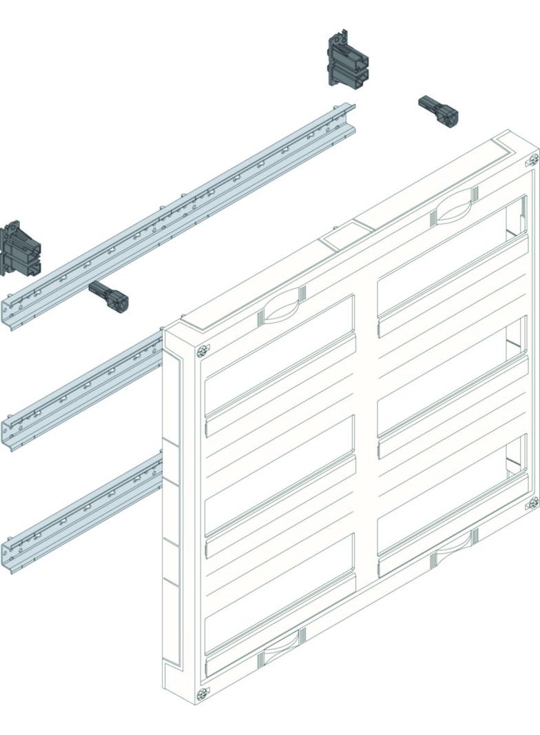 univers N HC 450x500mm zestaw do zabudowy aparatury modułowej 6x12 M UC32MG HAGER