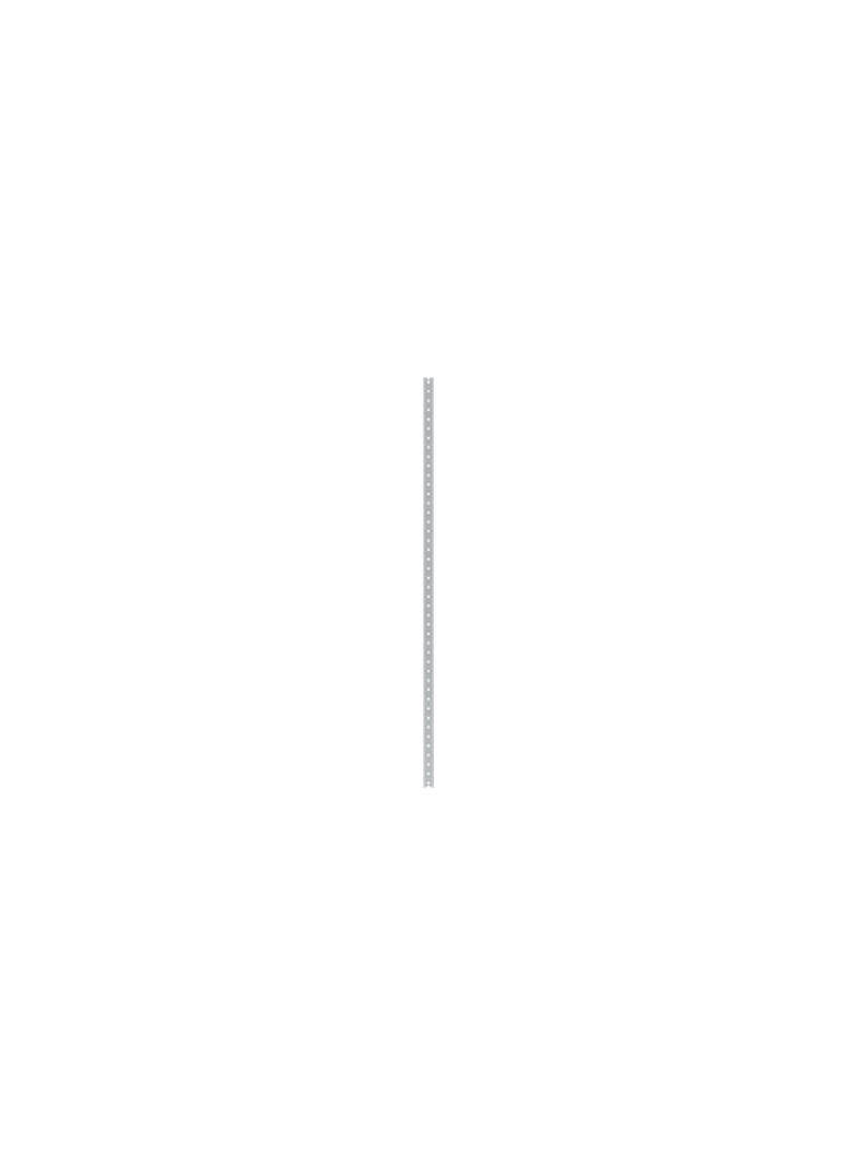 ZW377 Profil pionowy ramy WR 1650mm (do samodzielnego montażu)