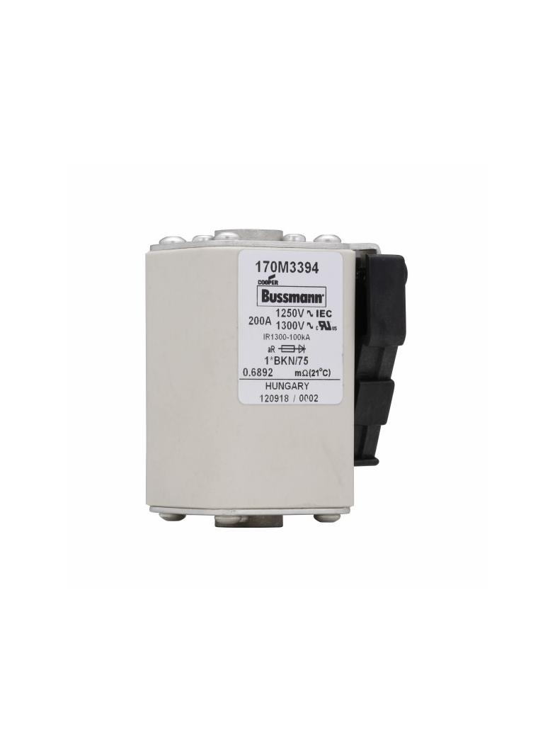 FUSE 200A 1250V 1*BKN/75 AR CU Wkładka szybka 200A AC 1250V rozmiar 1 45x59x75 mm aR 170M3394 EATON