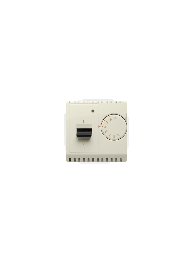 Simon Basic Regulator temperatury z czujnikiem wewnętrznym 16A 230V. Montaż gniazda na wkręty do puszki beż BMRT10W.02/12 BMRT10w.02/12 KONTAKT
