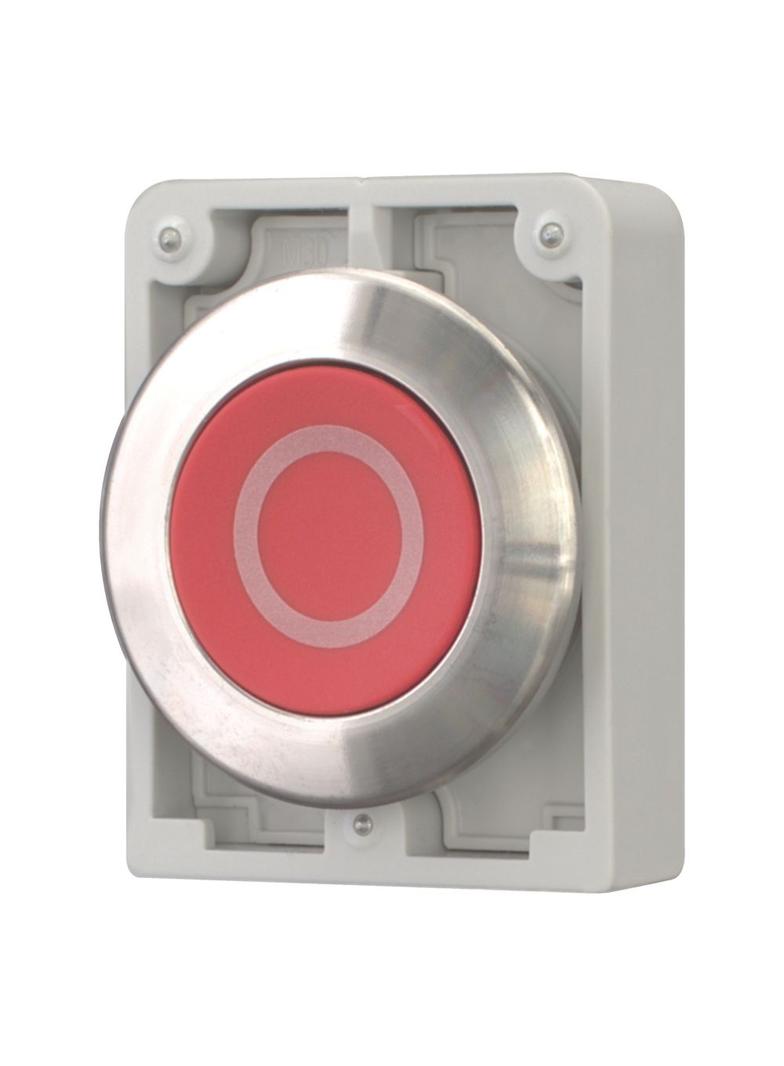 M30I-FD-R-X0 Przycisk 30mm płaski czerwony O stal nierdzewna 188105 EATON