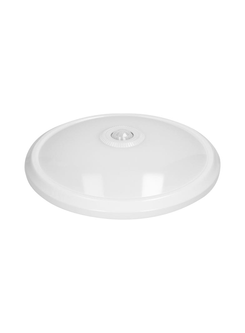 ZONDA LED 12W, plafon z czujnikiem ruchu, 800lm, IP20, 4000K, poliwęglan mleczny, biały AD-PL-349WLPMR4 ORNO
