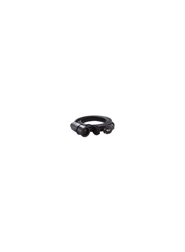 PRZEDŁUŻACZ GUMOWY 1X2P+Z IP44 - 10M - CZARNY, Legrand