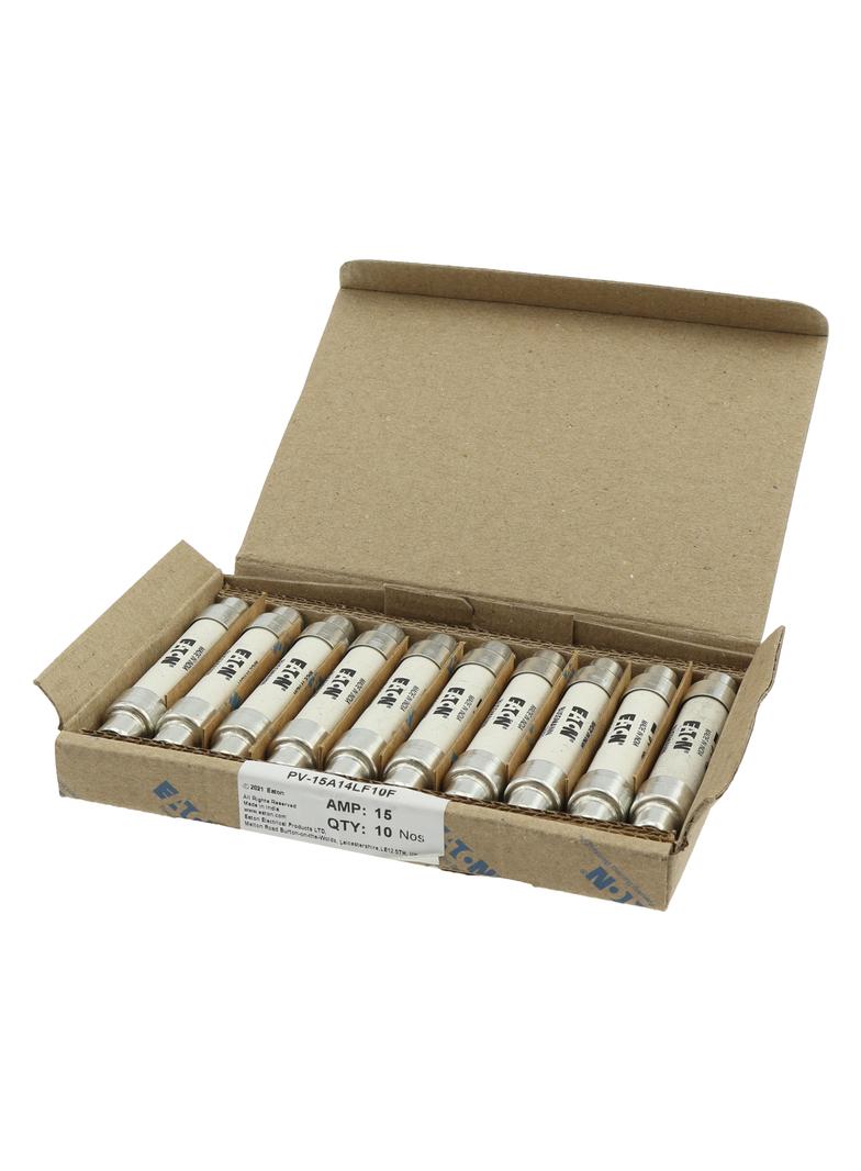 PV-15A14LF10F Wkładka PV cylindryczna 15A 1500V DC 14x65MM 10MM mocowanie PV-15A14LF10F EATON