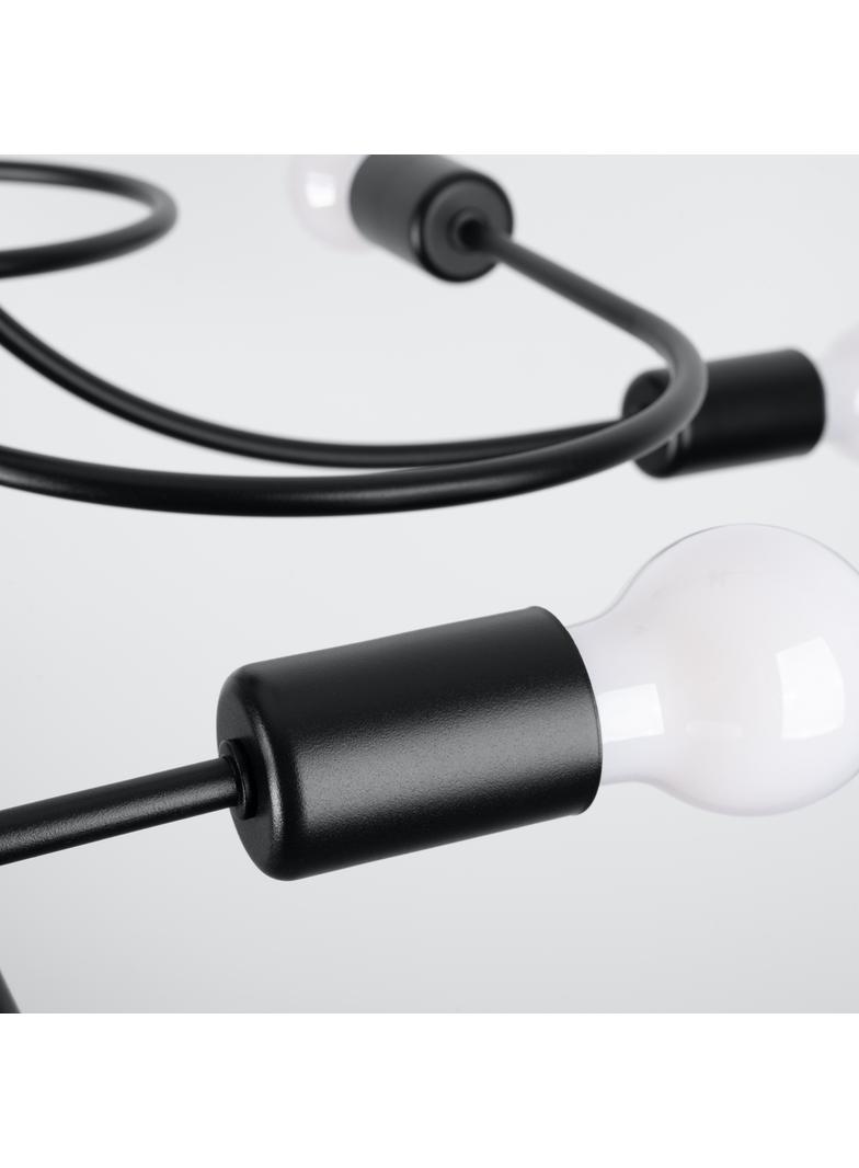 Żyrandol LEVAR 8 czarny