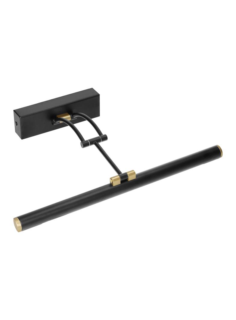 Kinkiet lampa nad lustro RICO LED 7W 770lm 4000K IP44 dł. 40 cm czarna ORNO