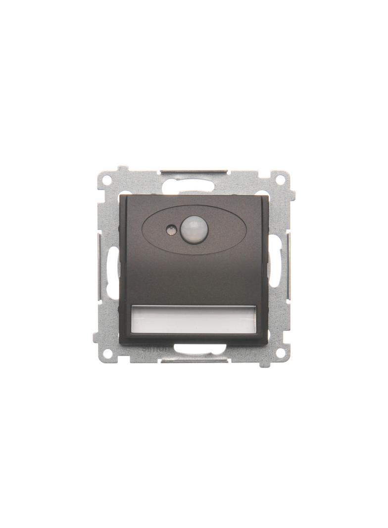 Simon 54 Oprawa oświetleniowa LED z czujnikiem ruchu 230V AC 1.4 W białe zimne 5900 K brąz mat