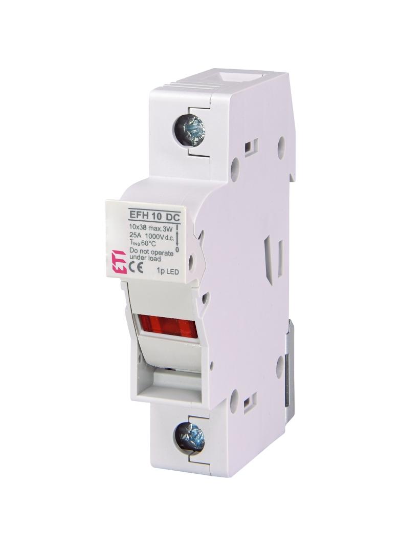 Podstawa bezpiecznikowa DC EFH 10 DC 1P LED 002540211 ETI