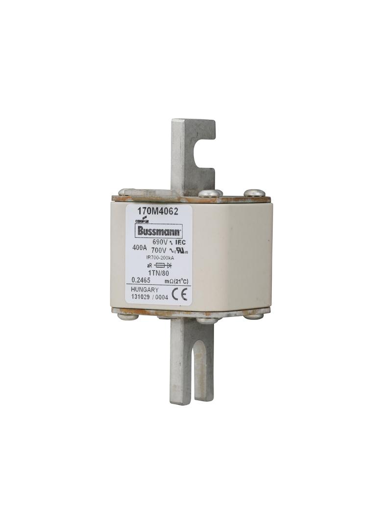 400A 690V 1TN/80 aR INDICATOR FUSE Wkładka szybka 400A AC 690V DIN 1 53x66x108 mm aR DIN 170M4062 EA