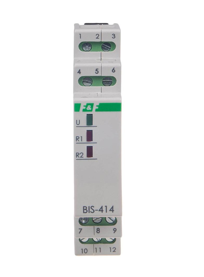 Przekaźnik bistabilny sekweRyjny na szynę DIN z przekaźnikiem inrush 160A/20ms BIS-414-LED F&F
