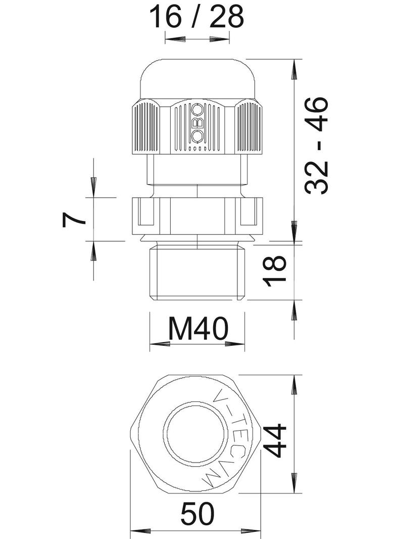 DŁAWIKI METR.Z DŁ.GW.M40X1,5SSZ