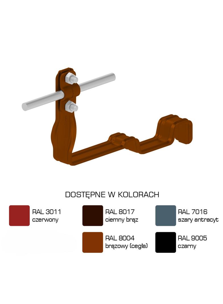 AN-29L/LA/-N Uchwyt dach.prof.skr.Z-śr. WZÓR 34 H=10cm /LA/