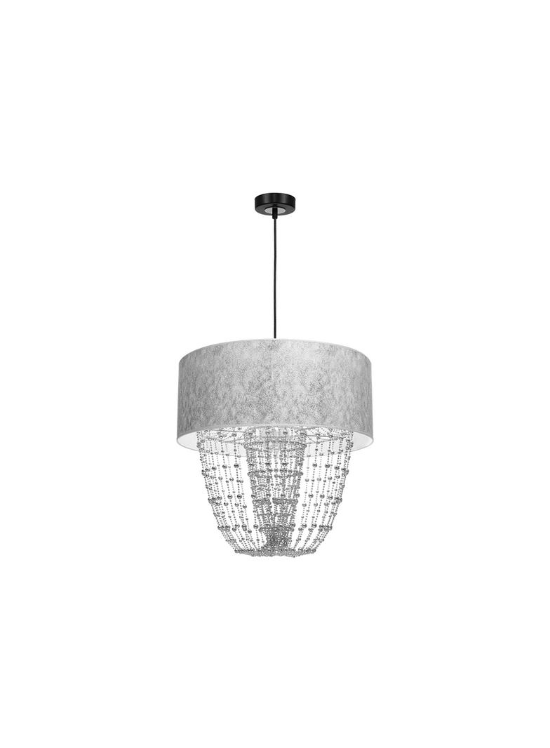 lampa wisząca Almeria E27 srebrna MLP6437 Milagro