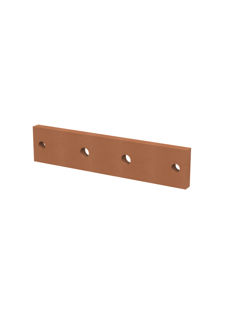 ZX2032 Szyna miedziana 40x10mm, L:434mm