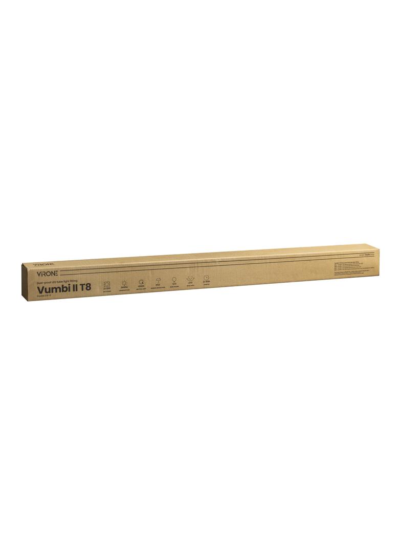 VUMBI II T8 LED 2*18W oprawa hermetyczna pod T8 LED, 3600lm, IP65, 4000K, oprawa zawiera świetlówki DS-2 ORNO