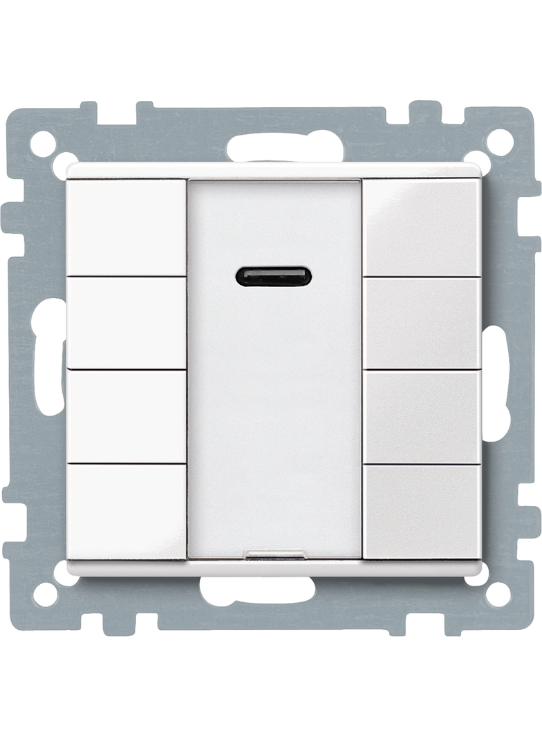Schneider Electric KNX przycisk IR natynkowy 4-kr.plus biały połysk System M