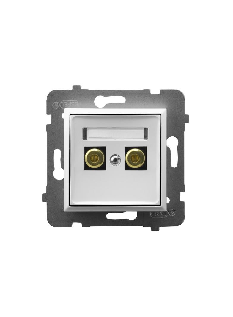 ARIA Gniazdo głośnikowe pojedyncze - kolor biały GGN-1U/m/00