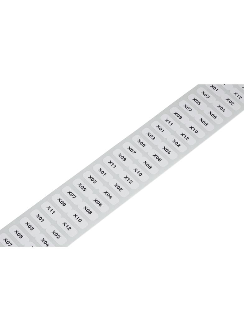 etykiety samoprzylepne z poliestru 6 x 15 mm białe 3000 szt./rolka WAGO