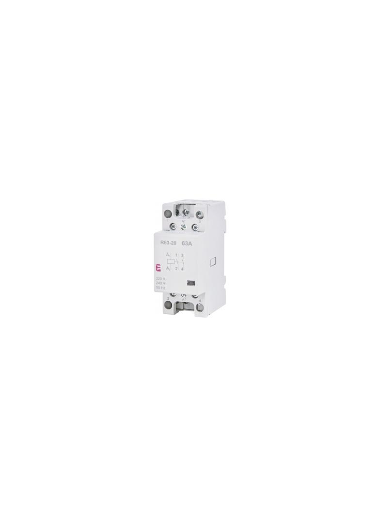 R 40-20 230V  - Stycznik modułowy 40A 2 styki zwierne (2 mod. 2 bieg.)