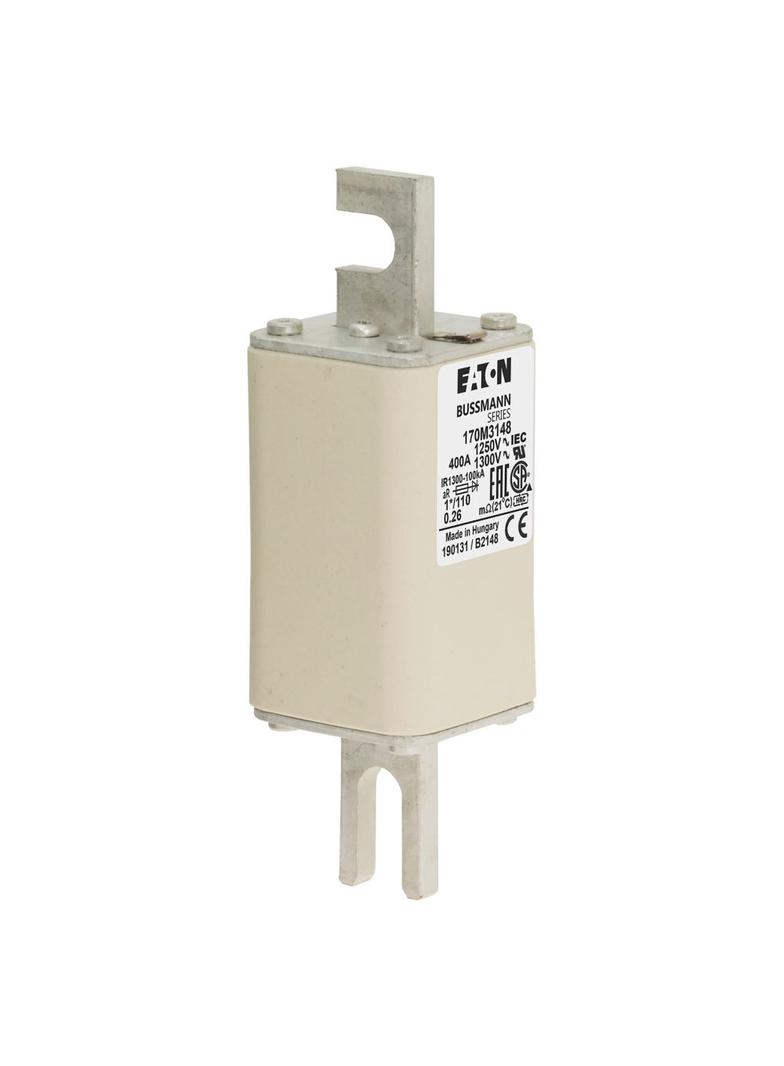 400A 1250V 1*/110 aR INDICATOR FUSE Wkładka szybka 400A AC 1250V rozmiar 1 45x45x138 170M3148 EATON