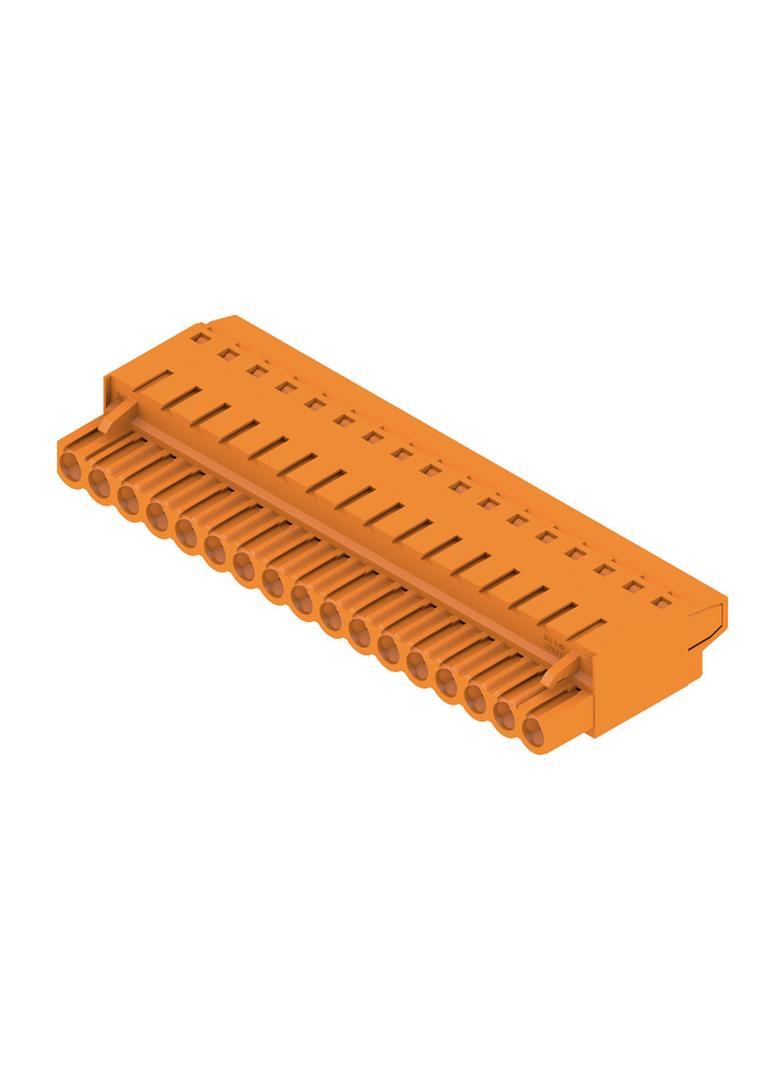 BLT 5.08HC/17/180 SN OR BX Wtyk PCB (złącze wiązki), 5.08 mm, Liczba biegunów: 17, Przylącze TOP /18szt./ 1501060000 WEIDMÜLLER