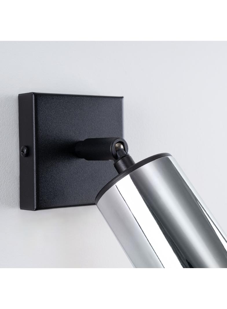 Kinkiet WINX czarny/chrom