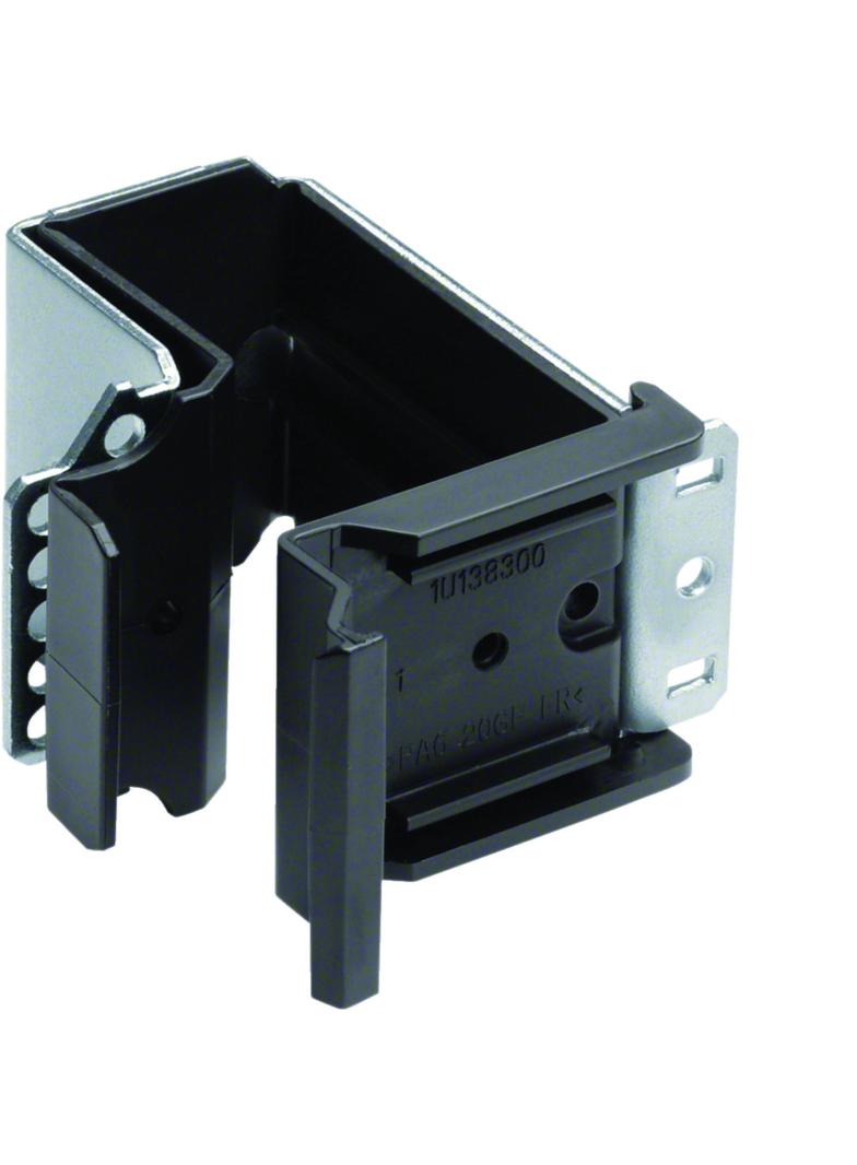 univers N Wspornik szyny nośnej z pionowym prowadzeniem przewodów 50szt. UZ10Z1 HAGER