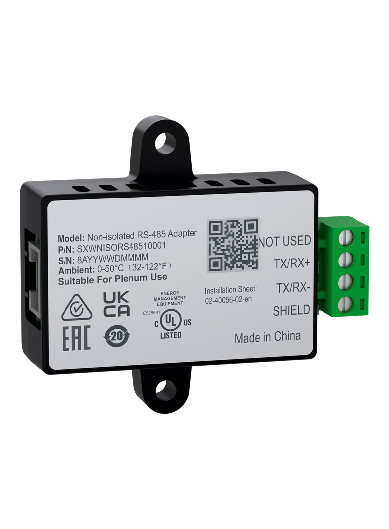 Adapter RS-485 (BACnet MSTP) dla sterowników RP-C i MP-C, do podłączenia sieci b3